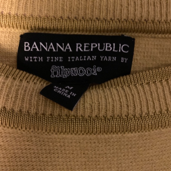 Banana republic and Filpucci‎ merino wool/cashmere/nylon blend sweater. Imported - Picture 1 of 5